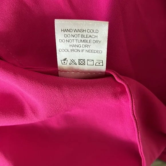 Lovers + Friends Claire Very Berry Pink Asymmetrical Bodycon Midi Maxi Dress - L - Picture 14 of 15